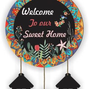 C4CRAFTS Stylish Wooden Welcome To Our Sweet Home Wall ...