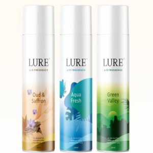 lure Luxury Oud & Saffron,Aqua Fresh & Green Valley Roo...