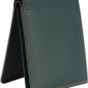 ree cope Men Formal, Trendy Green Genuine Leather RFID Wallet
