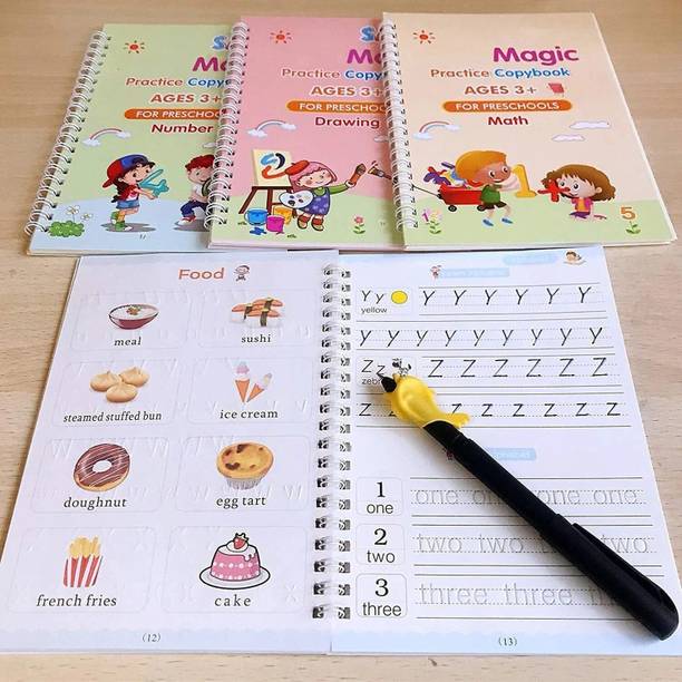 Magic Practice Copybook Number Tracing Book For Prescho...
