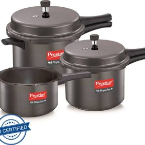 Prestige 5 L, 3 L, 2 L Outer Lid Induction Bottom Press...