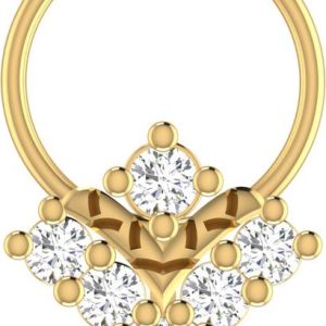 avsar Vama 18kt Diamond Yellow Gold Nose Wire