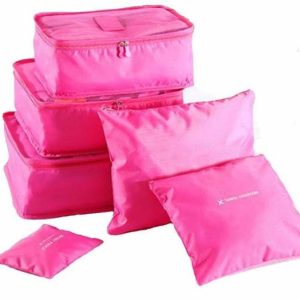 HOUSE OF QUIRK Travel Storage Bags Set, Printed Clothes...