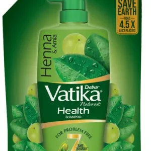 DABUR VATIKA Health Shampoo Refill Pouch | With 7 nature