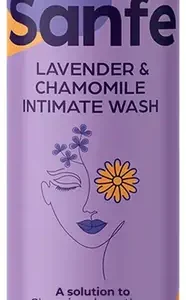Sanfe Natural Intimate Wash, 3 in 1 - No Odour, No Itching, No Irritation - Lavender & Chamomile Intimate Wash  (100 ml)