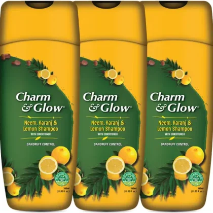 Charm & Glow Neem Karanj & Lemon Shampoo (350ML)