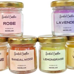 Indoblaze Scented Candles For Home Decor, Fragrance for...