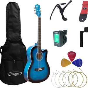 Techno RJ-10239CG-39 INCH Inch Guitar -WIth BAG ,BELT,S...
