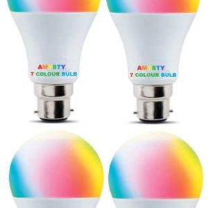 AMYSTY 9 W Basic Round B22 LED Bulb