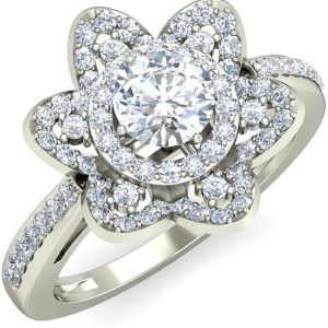 avsar AVR826YB 14kt Cubic Zirconia White Gold ring