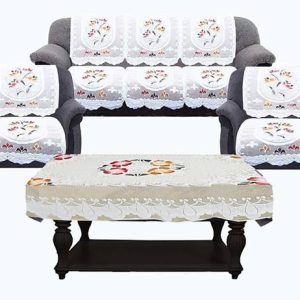 igi Cotton Floral 3+1+1 Seater Sofa Cover