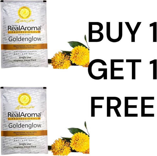 Topmax real aroma REAL AROMA GOLDEN GLOW FACIAL KIT SIN...