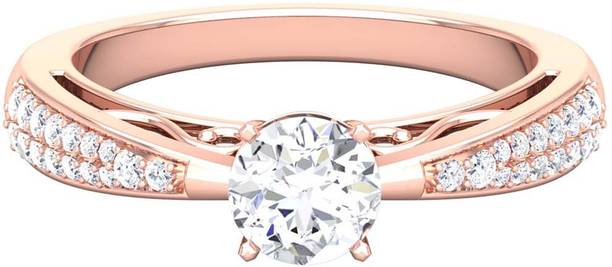 avsar R-3639 14kt Cubic Zirconia Rose Gold ring