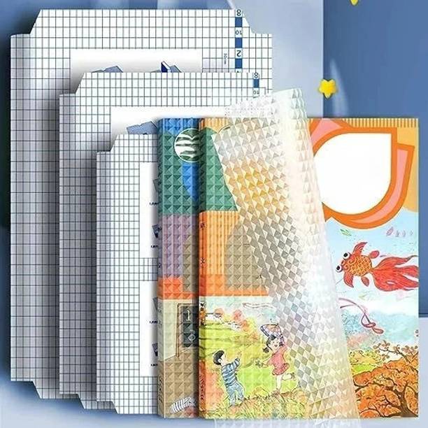 ZIVINI Transparent Paper Book Cover Textbook Protective...