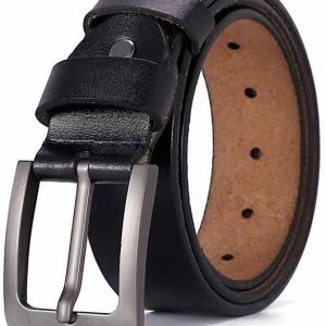 PROVOGUE Men & Women Casual, Evening, Formal, Party Black Genuin...