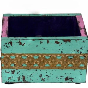 Purpledip 1 Compartments Wooden Pen Holder