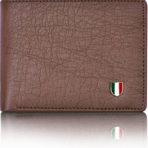 GIOVANNY Men Brown Artificial Leather Wallet - Mini