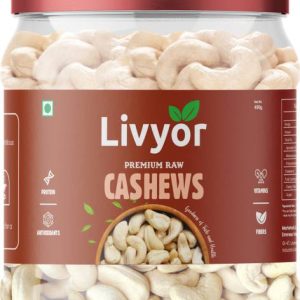 LIVYOR Premium Whole W240 Raw Cashews Nuts | Super Nutr...