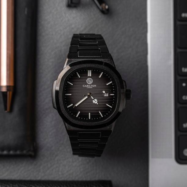CARLTON LONDON Arthur Analog Watch - For Men CLSBLKNM