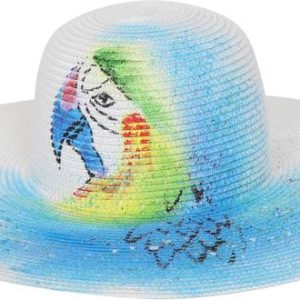 FabSeasons Printed Long Brim Beach Sun Hat & Cap