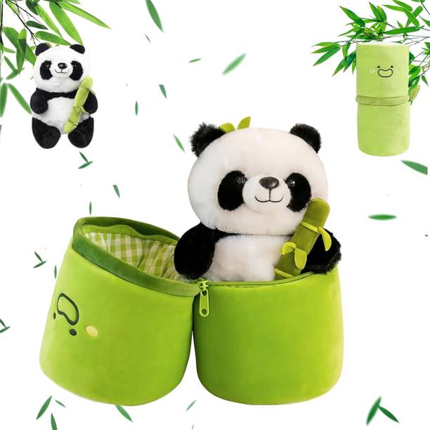 VoiDrop Cute Panda Plush Bamboo Panda Teddy soft toys f...