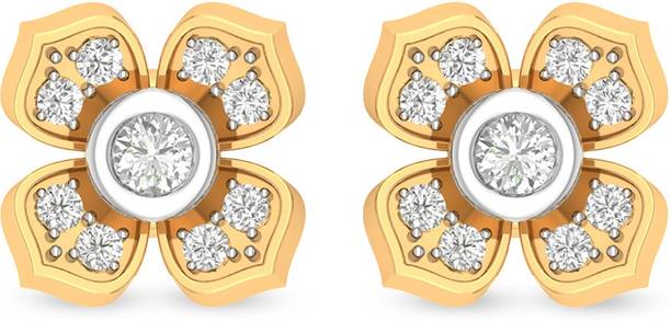 amarta Blossom Brilliance Diamond Earring Yellow Gold 1...