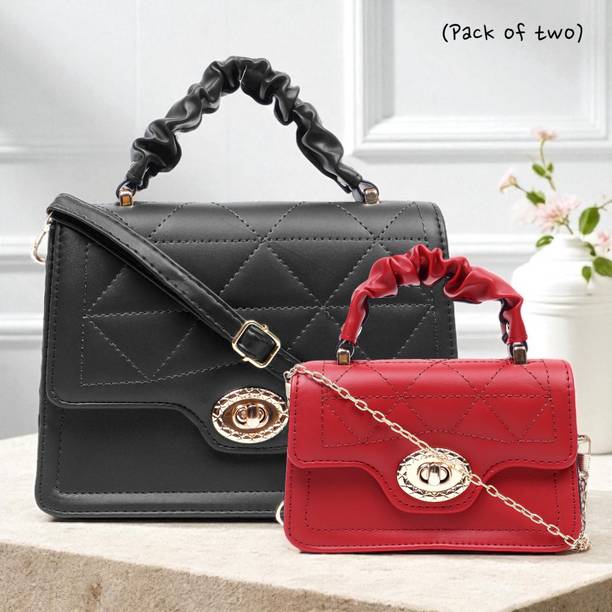 Pramadda Pure Luxury Black, Red Women Sling Bag Stylish Sling bag for women ...