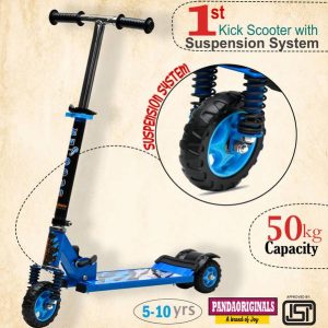 Pandaoriginals Steel Foldable Scooter & Height Adjustab...