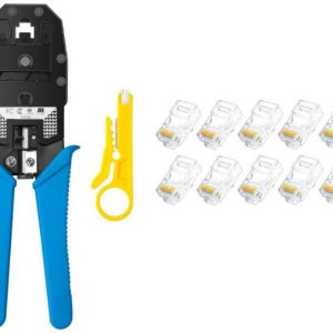 HASTHIP RJ45 Crimp Tool Kit, Ethernet Crimp Tool Set, R...