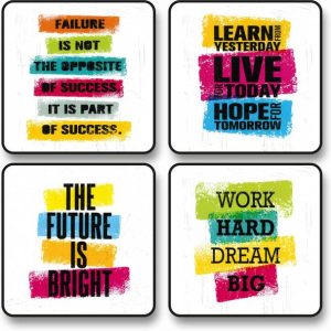 saf MOTIVATIONAL QUOTES Black Premium frame Digital Rep...