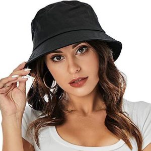 Jamont Unisex Bucket Hat Beach Sun Hat Fishing Hat Soli...
