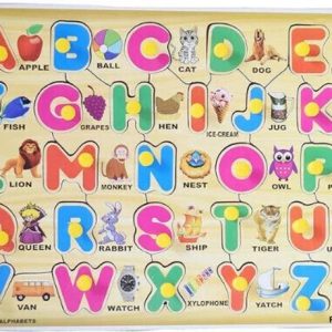 RPC99 Wooden Alphabet Educational Board Read&Learn Alph...