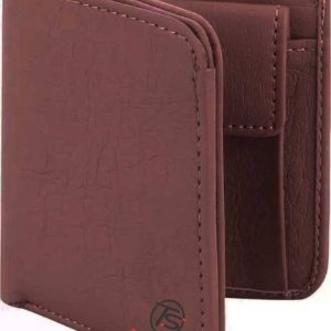 ShopMore Men Casual Brown Genuine Leather Wallet