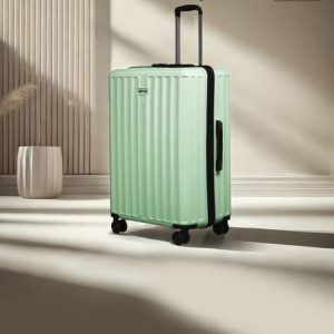 MOVE-MEANT Medium Check-in Suitcase (66 cm) 8 Wheels - Number Lock...