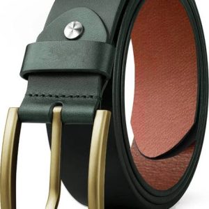 URBAN ALFAMI Men Green Genuine Leather Belt