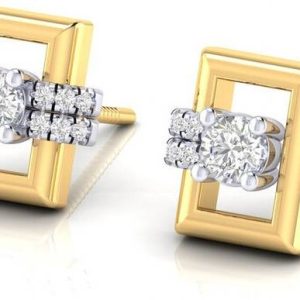 Divine Solitaires Diamond Earrings for women | Workwear...