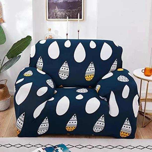 FurShine Polyester Abstract 1 Seater Sofa Cover