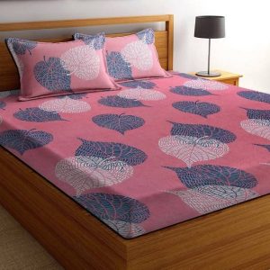 VAS COLLECTIONS 144 TC Microfiber King Abstract Flat Be...