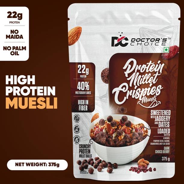 DOCTOR'S CHOICE Protein Muesli, 22g Pure Protein, No Pa...