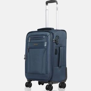 NASHER MILES Small Cabin Suitcase (55 cm) 4 Wheels - Expander soft-s...