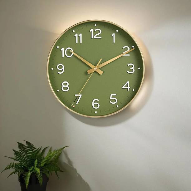 Star Work Analog 67 cm X 32.5 cm Wall Clock