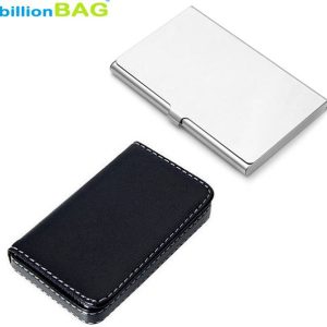 billionBAG New Soft Black Leather Premium & Stainless Steel Waterp...