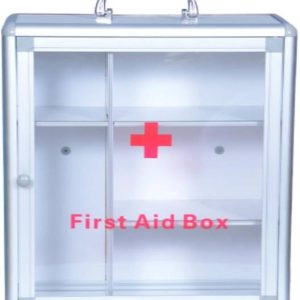Nlive Wall mountable Metal First Aid Box for School, Of...