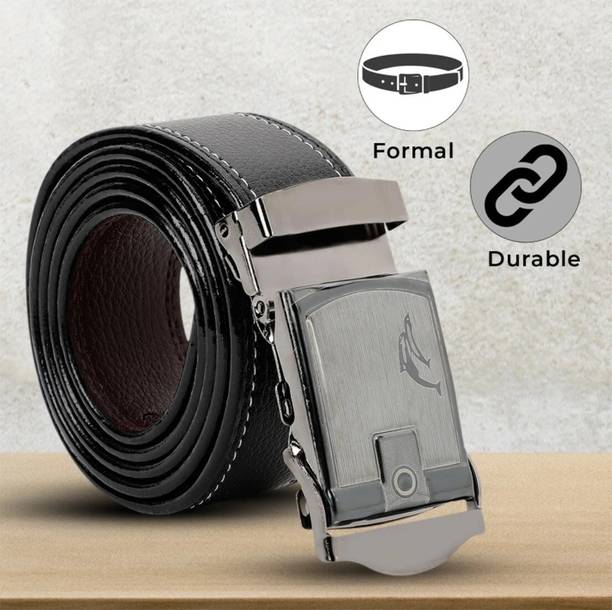 LOOPA Men Formal Black Synthetic Belt
