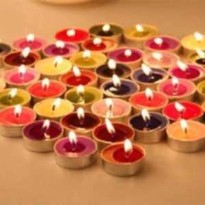 Nyrwana Tealight Candle (4.5 hour burn time) 100 PCS Ca...