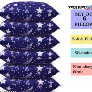LIPONOS LUXURY Polyester Fibre Abstract Sleeping Pillow...