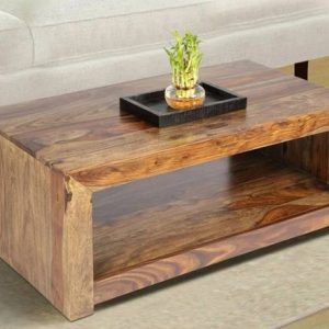 Allie Wood Rosewood (Sheesham) Solid Wood Coffee Table
