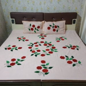 Eram Weavers 250 TC Cotton Double Embroidered Flat Beds...