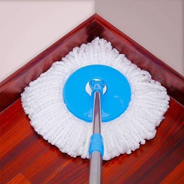 herik Household Floor Cleaning Round Mop Adjustable Rap...