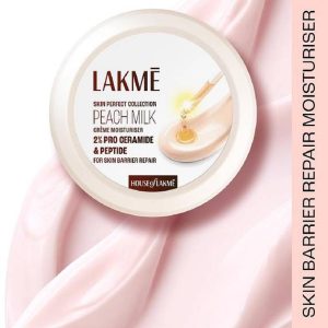 Lakmé Peach Pro Ceramide Moisturizer, For Dry Skin, Nor...